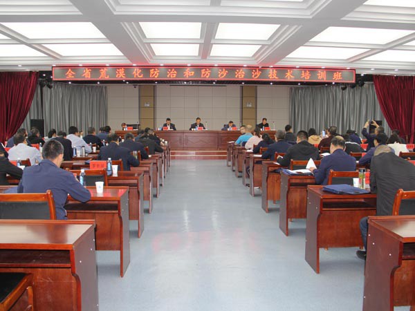 全省荒漠化防治和防沙治沙技術培訓班在甘肅建投成功舉辦 全省荒漠化防治和防沙治沙技術培訓班在甘肅建投成功舉辦