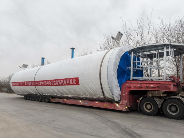 發(fā)貨！新年發(fā)發(fā)發(fā)，發(fā)不停！ ——甘肅建投新能源公司又一批塔筒順利發(fā)貨！